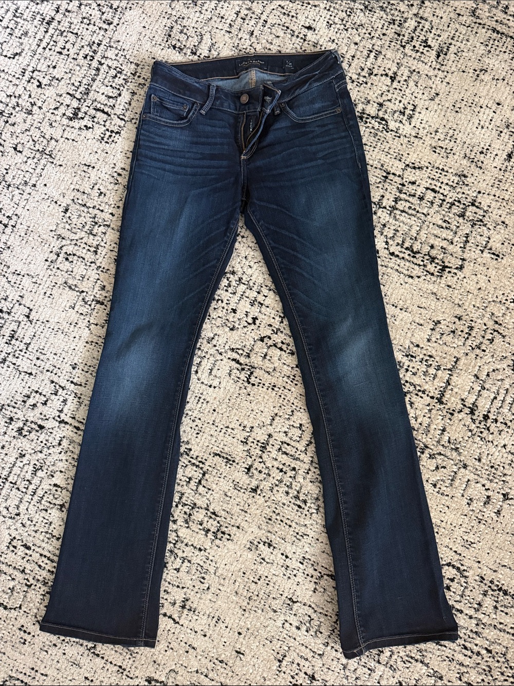 Lucky Brand Womens Boot Cut Jeans - Dark Blue Wash